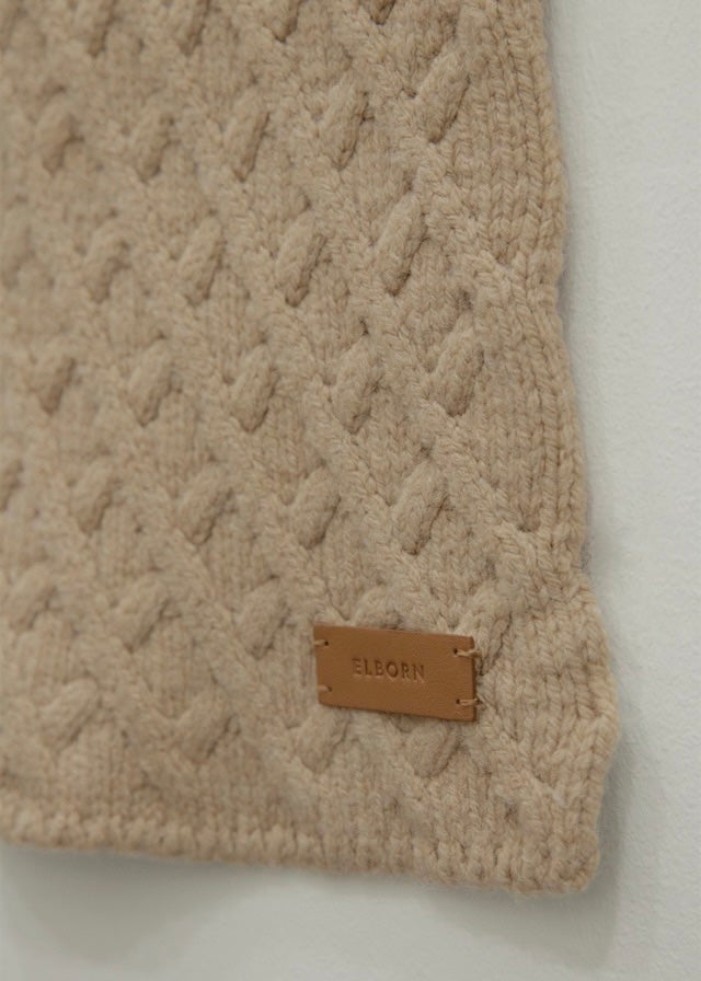 Noel Cable Knit Muffler (2 Colors)