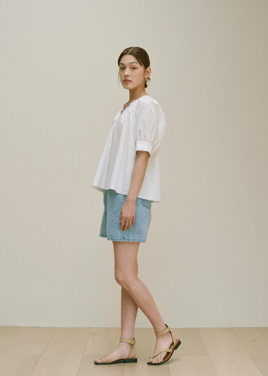 City Denim Short (Light blue)