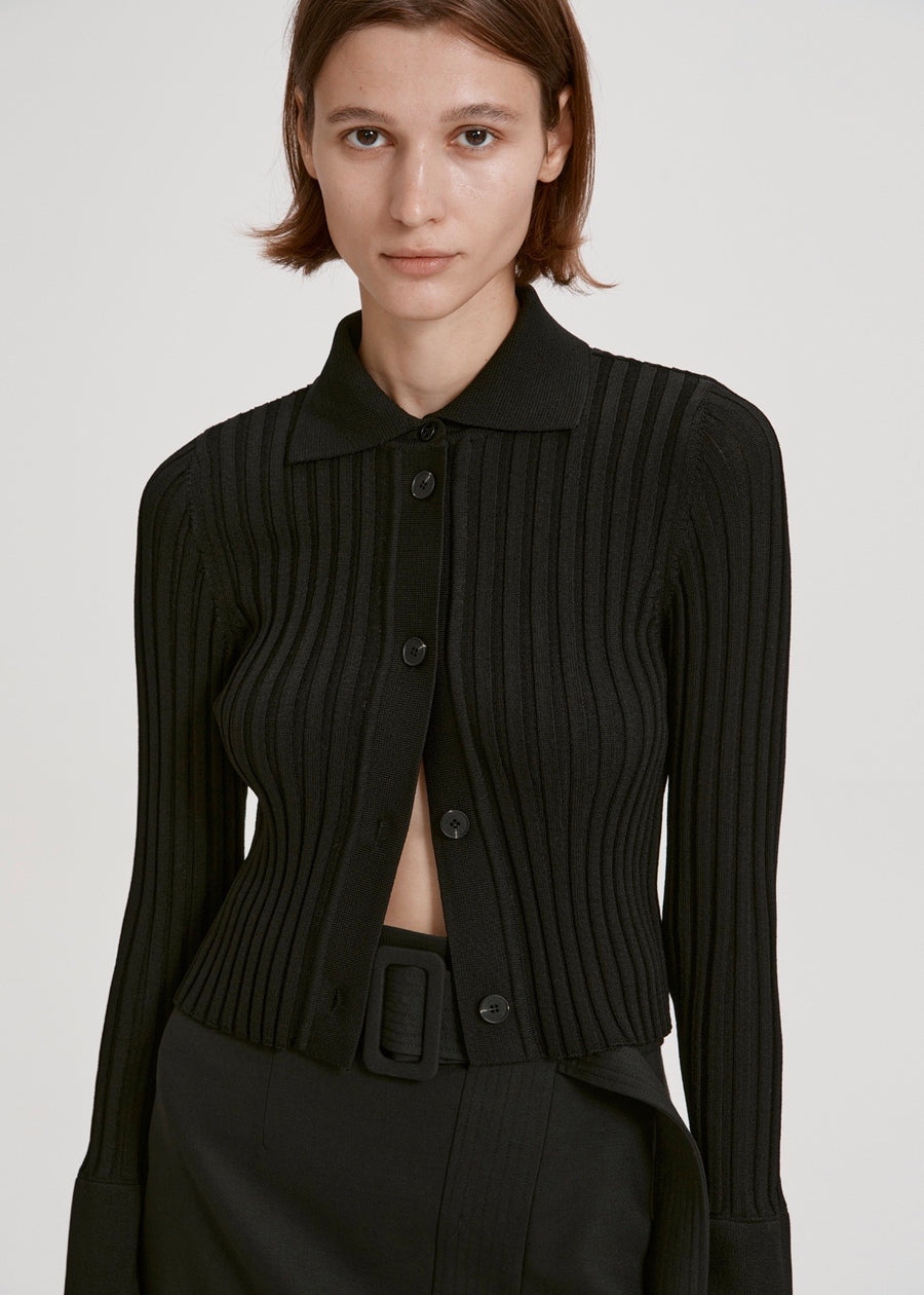 BELTED WOOL SKIRT | RECTO