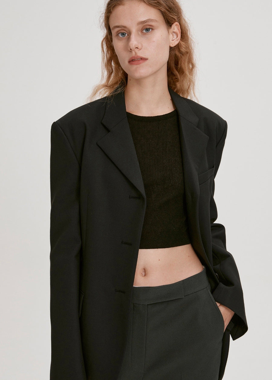 STRUCTURED WOOL BLAZER | RECTO