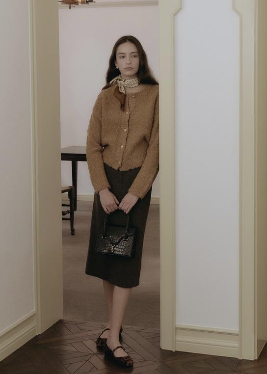 [Re-stock] Belle Boucle Cardigan (Camel)