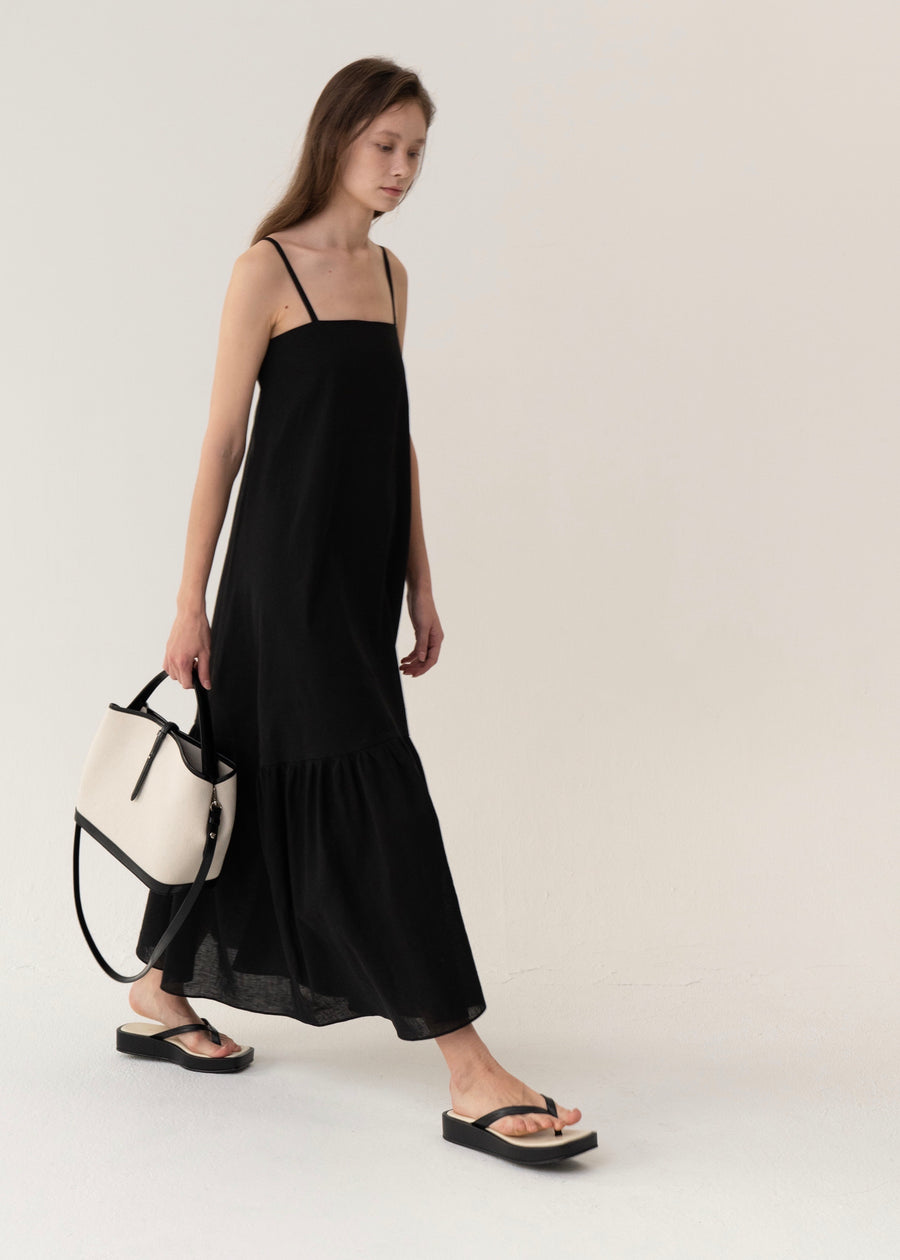 Leather-Trimmed Canvas Crossbody | KINDERSALMON