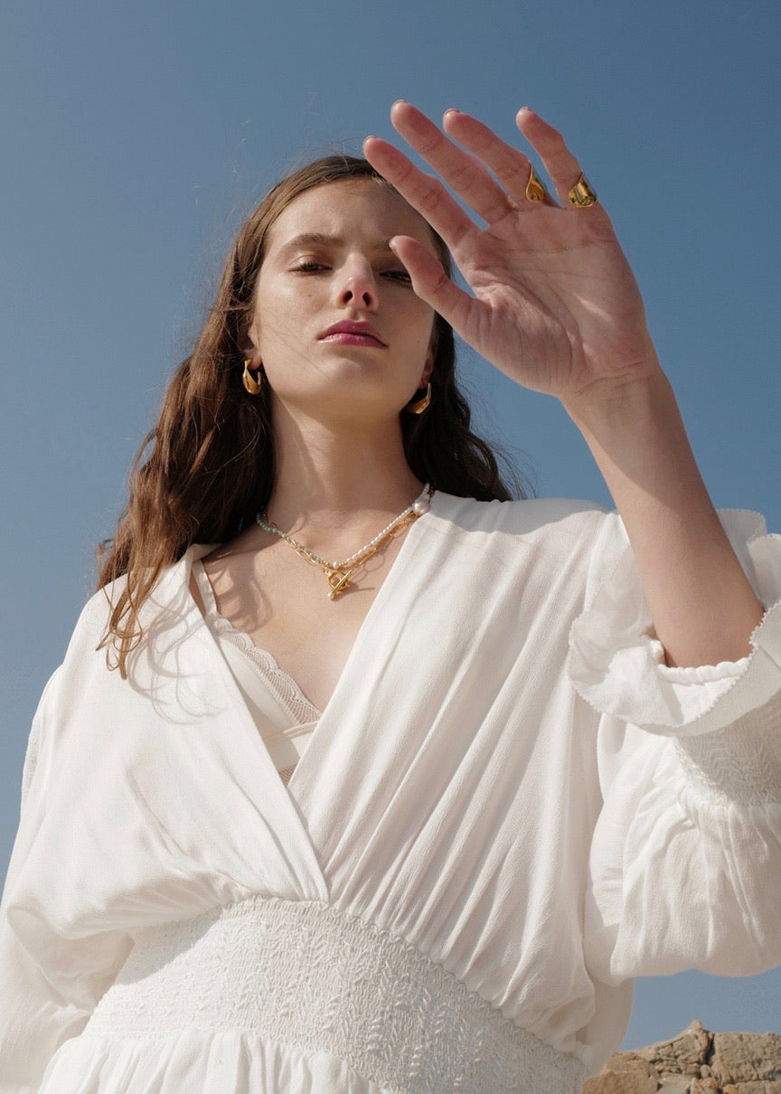 BEADS PEARL CHOKER | S_S.IL
