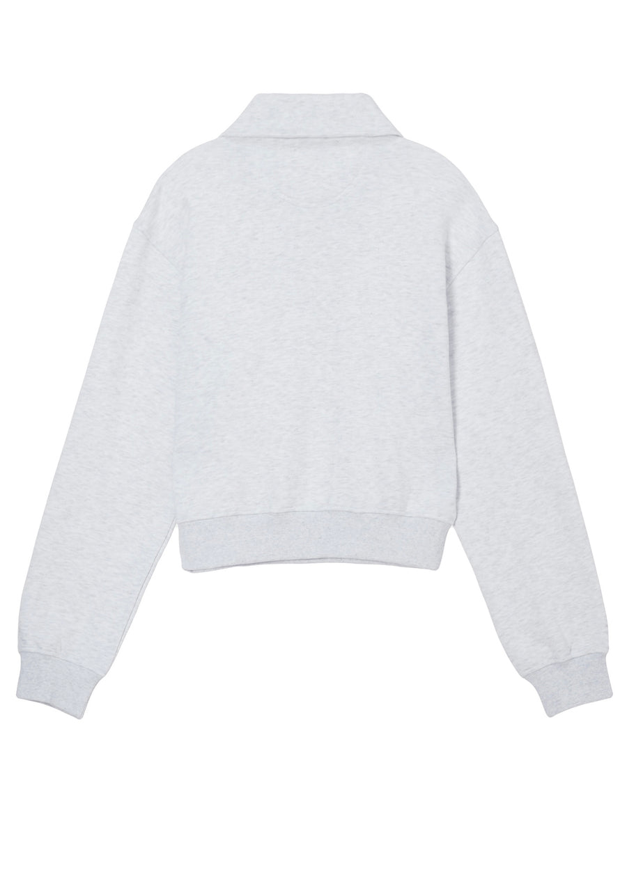 SCS Basic Label Half Zip-Up (Gray)