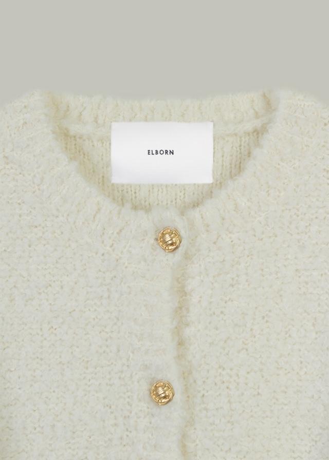 [Re-stock] Belle Boucle Cardigan (Ivory)
