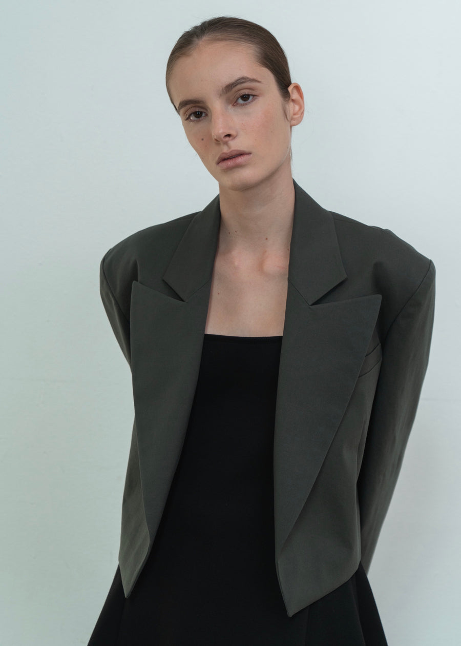 CROPPED JACKET | L E H A