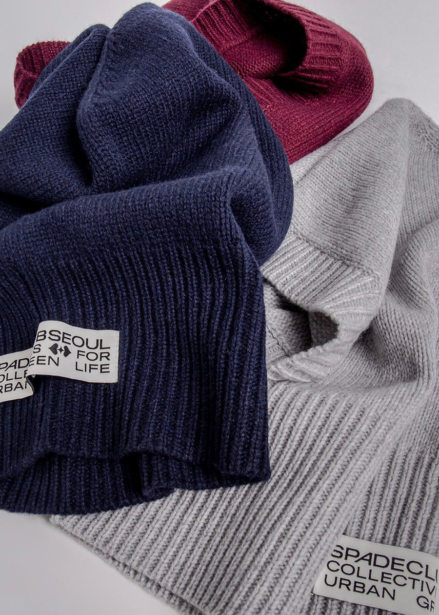 Recycling Cashmere Balaclava (Burgandy)