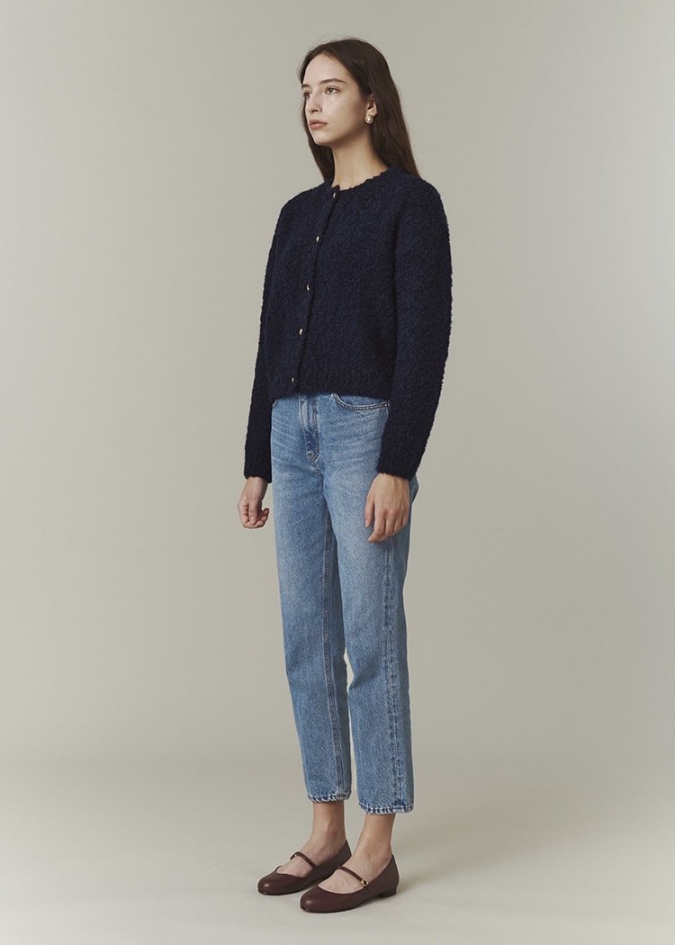 [Re-stock] Belle Boucle Cardigan (Navy)