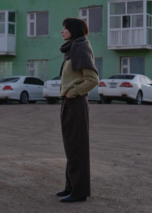 [MOIA] Cloud cardigan - Linden green