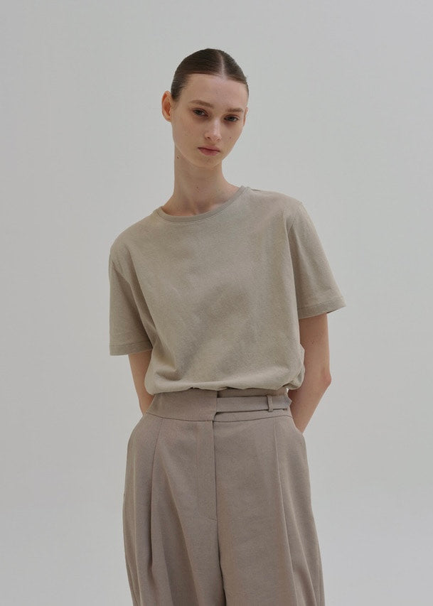 Washing t-shirt (beige)