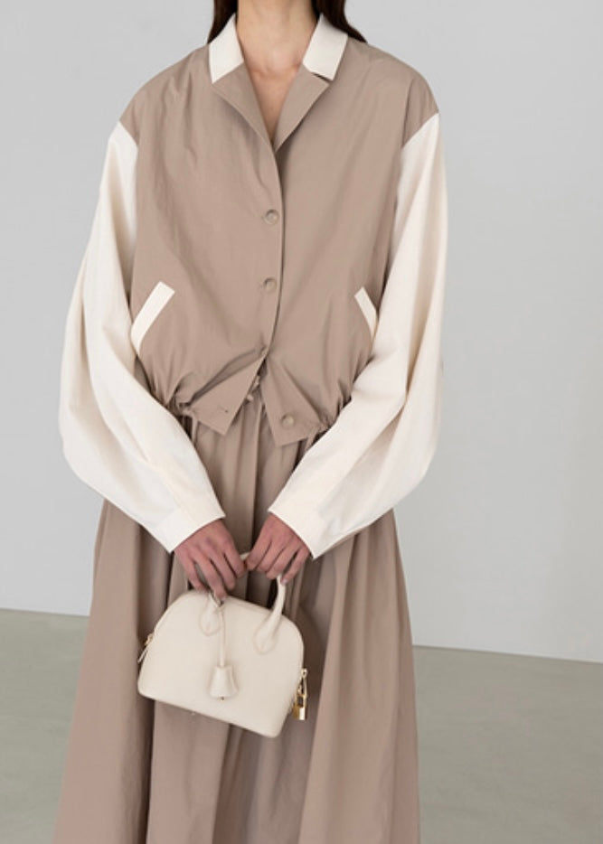 [Re-stock] Emma nylon Jacket (Beige)