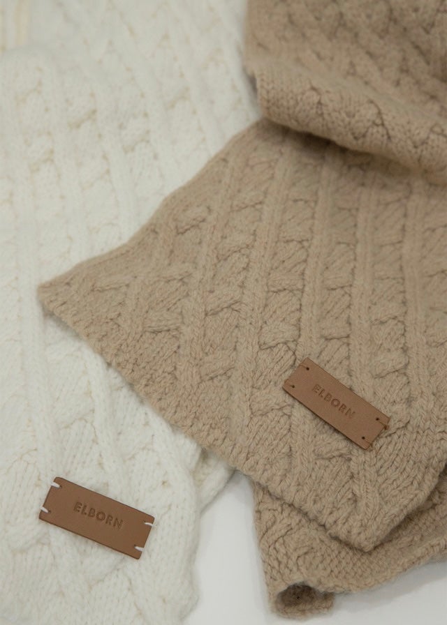 Noel Cable Knit Muffler (2 Colors)
