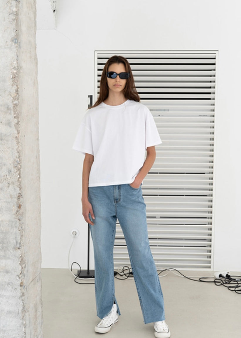 [Re-stock] Gia cotton t-shirt (White)