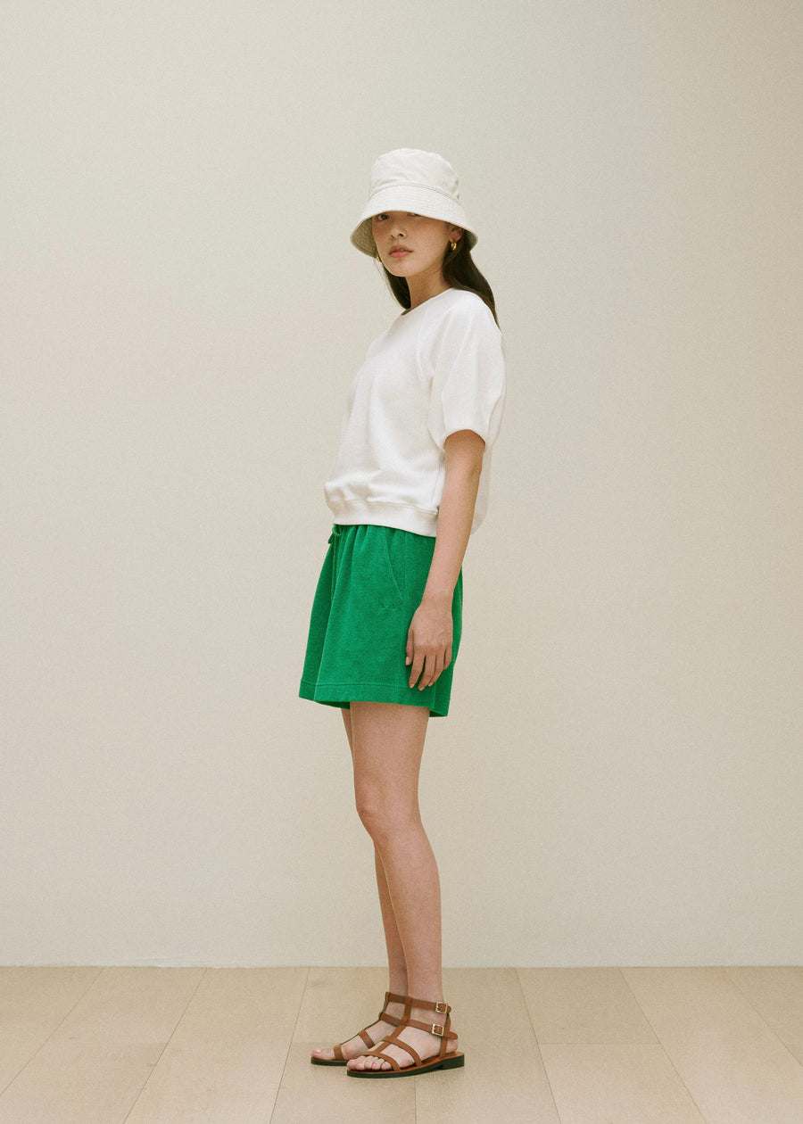 French Terry Blouse (White)
