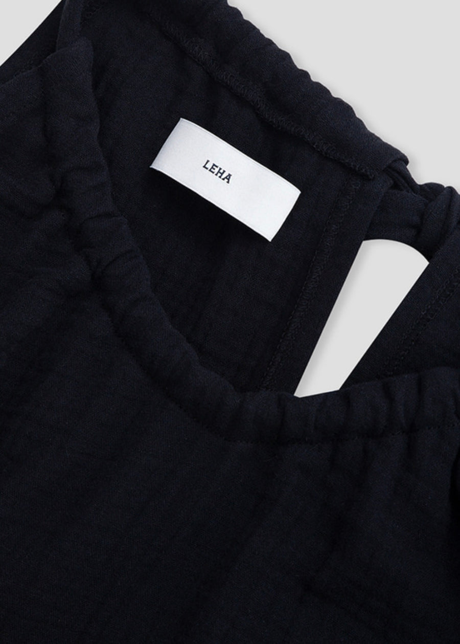 Emily halter neck top (Black)