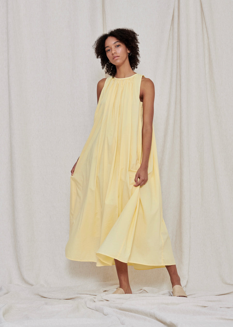 ORGANIC SHIRRING DRESS | MISSING YOU ALREADY