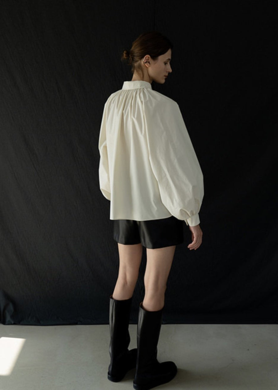 [Pre-order] Calf leather knee-high boots