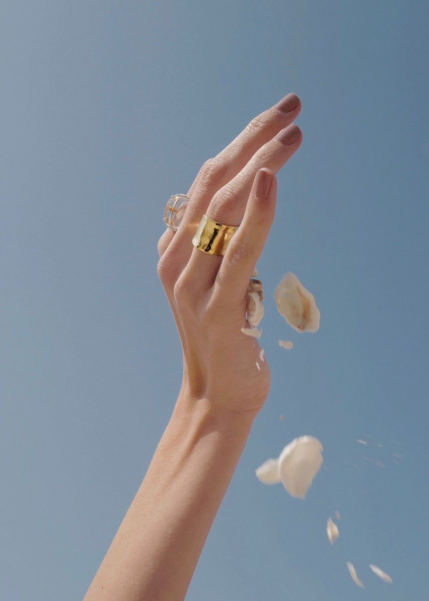 FLAT LOOP R OPEN RING | S_S.IL