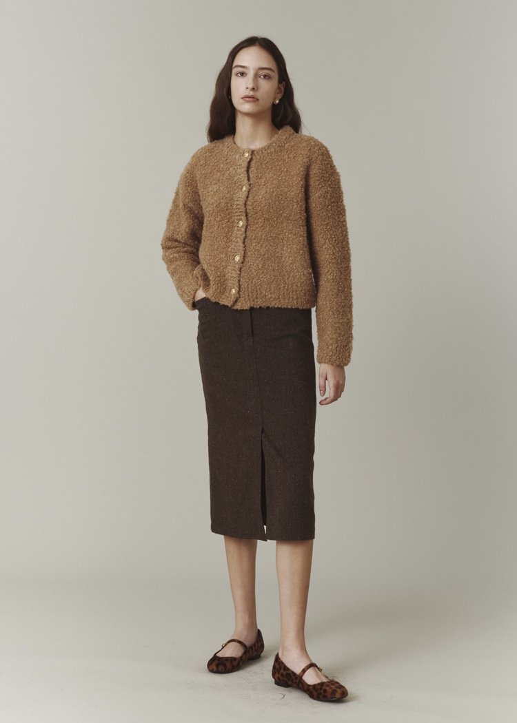 [Re-stock] Belle Boucle Cardigan (Camel)