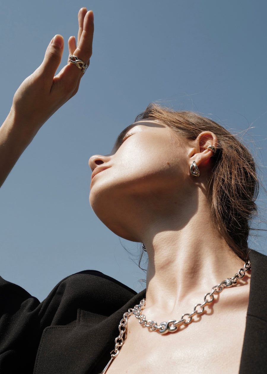 Twist Bold Earcuff | S_S.IL