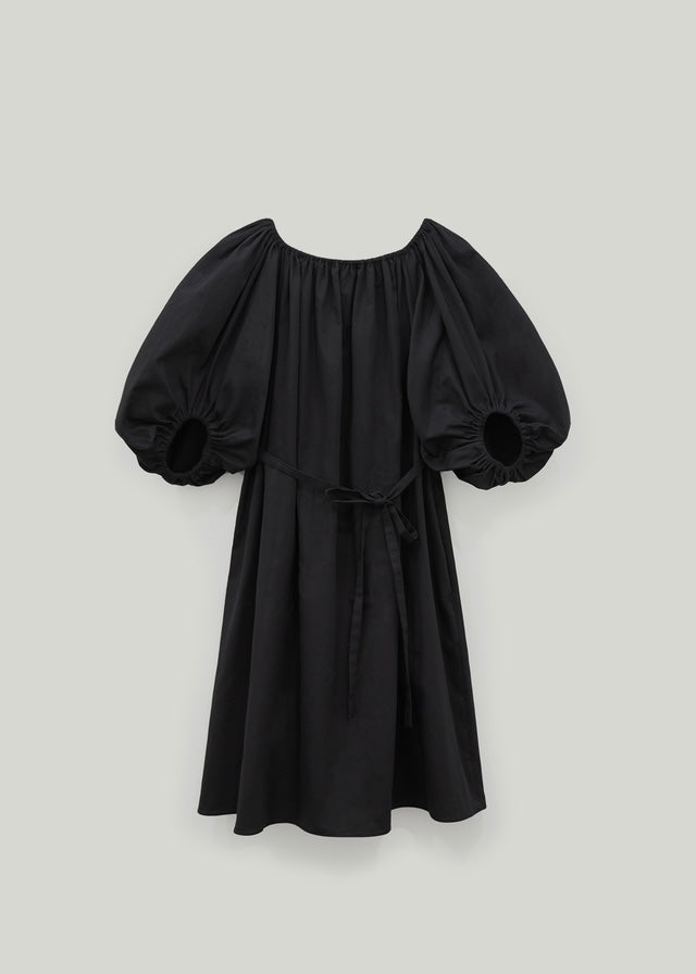[Re-stock] Mimosa puff-sleeve dress (Black)