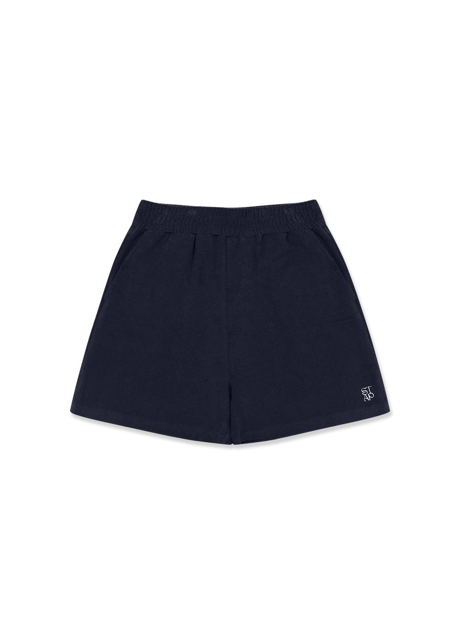 [STUDIO & PARC] Set 10% off | Bacatel Terry T-shirt & Short Pants -Navy