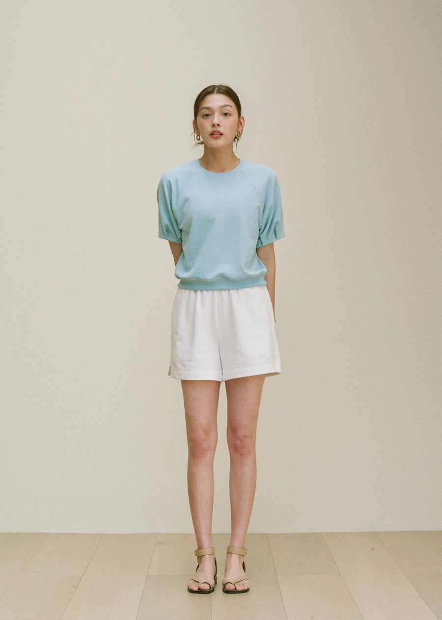 French Terry Blouse (Ocean air)