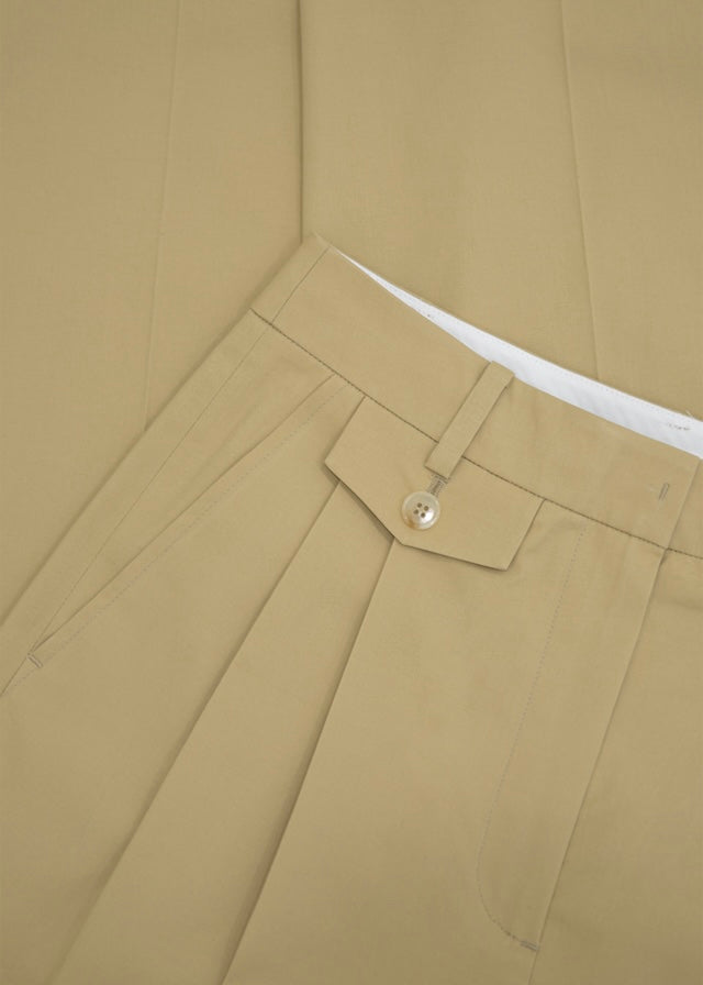 Lyocell Cotton Straight Pants (Goldfinch)