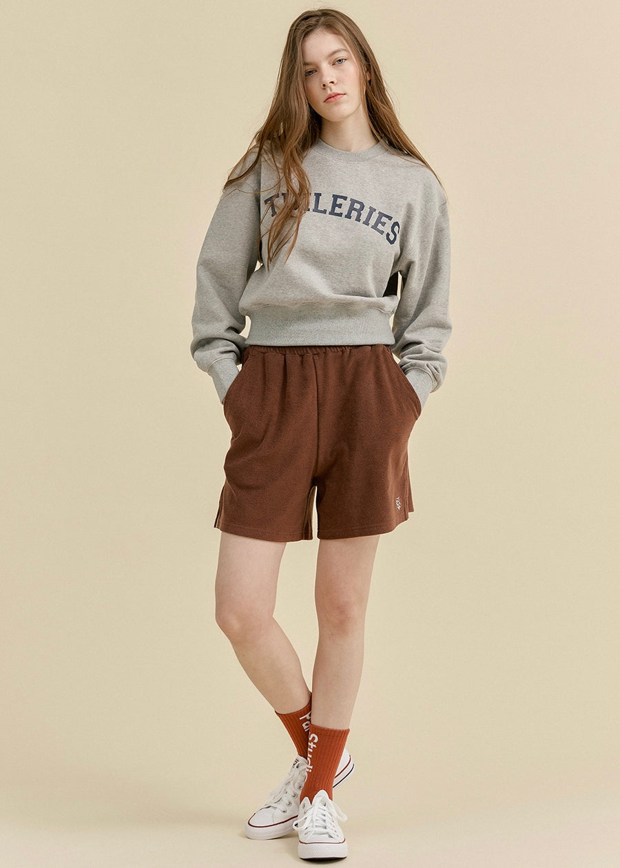 [STUDIO & PARC] Bacatel Terry Short Pants -Brown