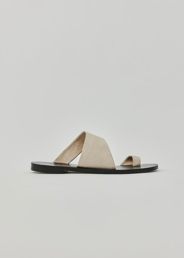 Moia Curved flip-flops (beige suede)