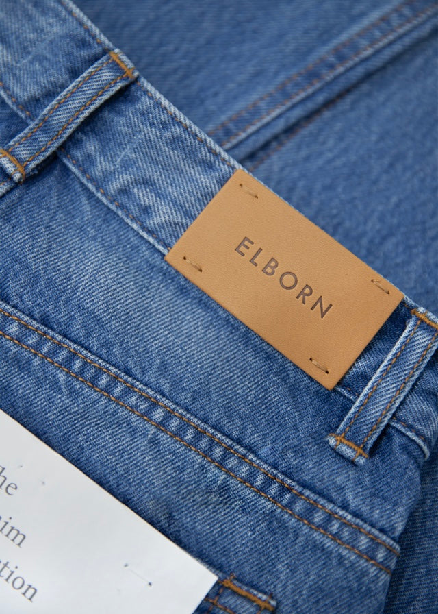 Eva Straight Denim Pants (Blue)