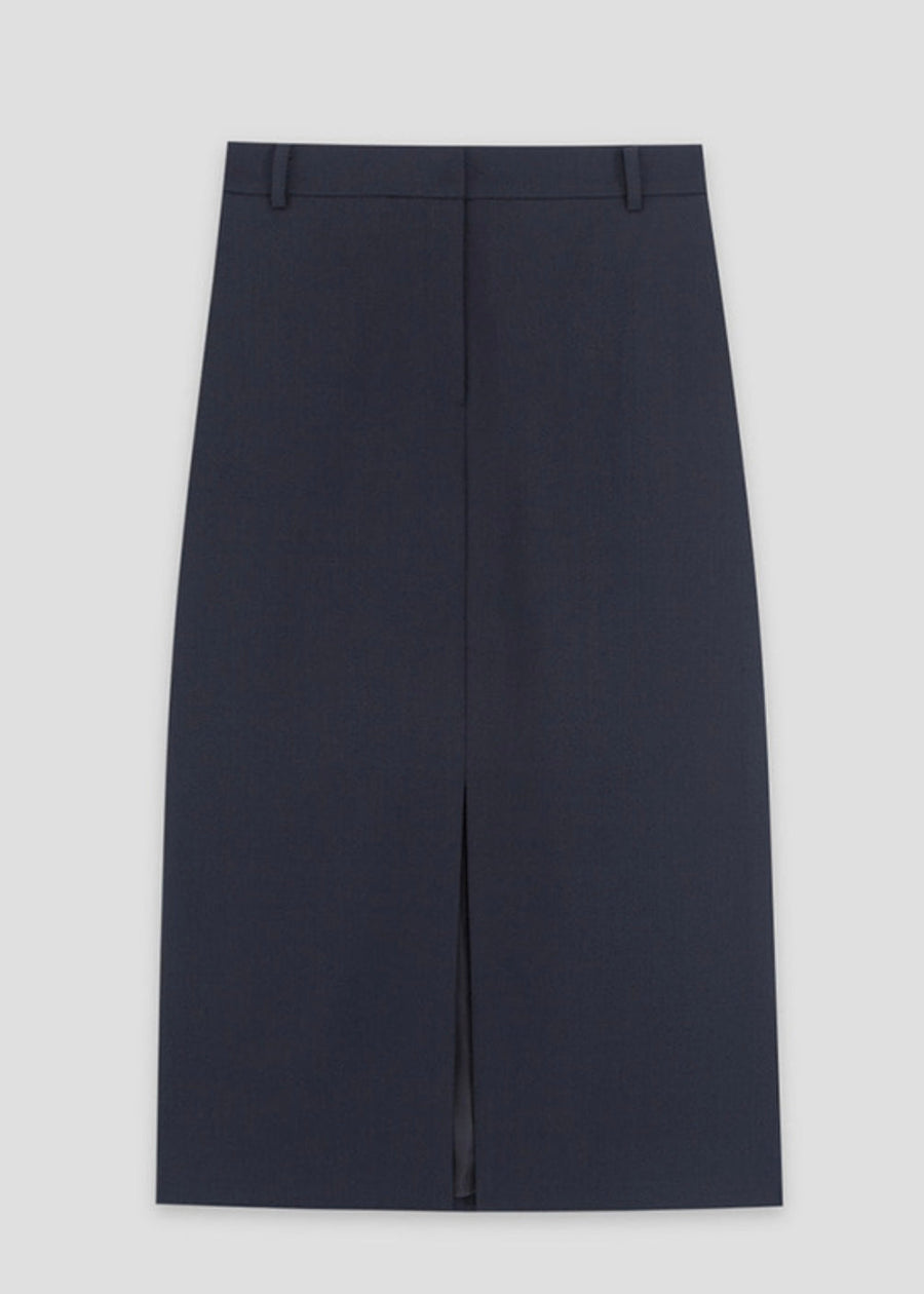 [LEHA] GREYSTONE SLIT SKIRT - GRAPHITE