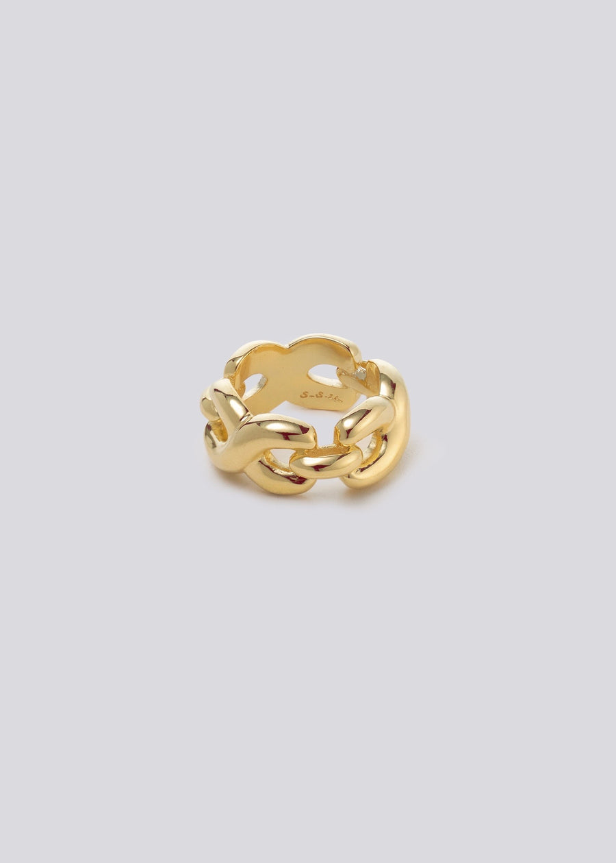 Twist Bold & Link R GOLD | S_S.IL