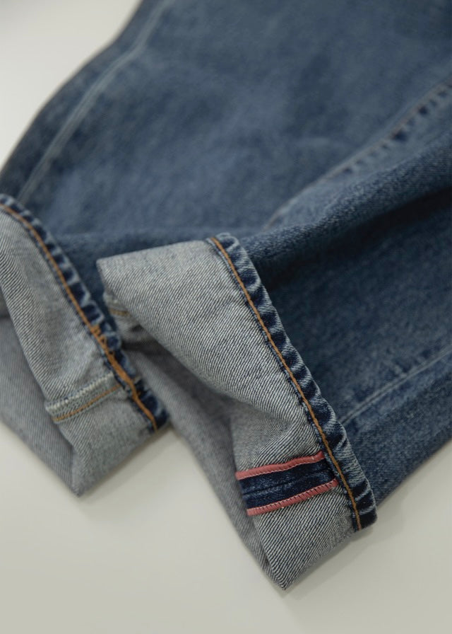 Gabi Denim Pants (Deep Blue)