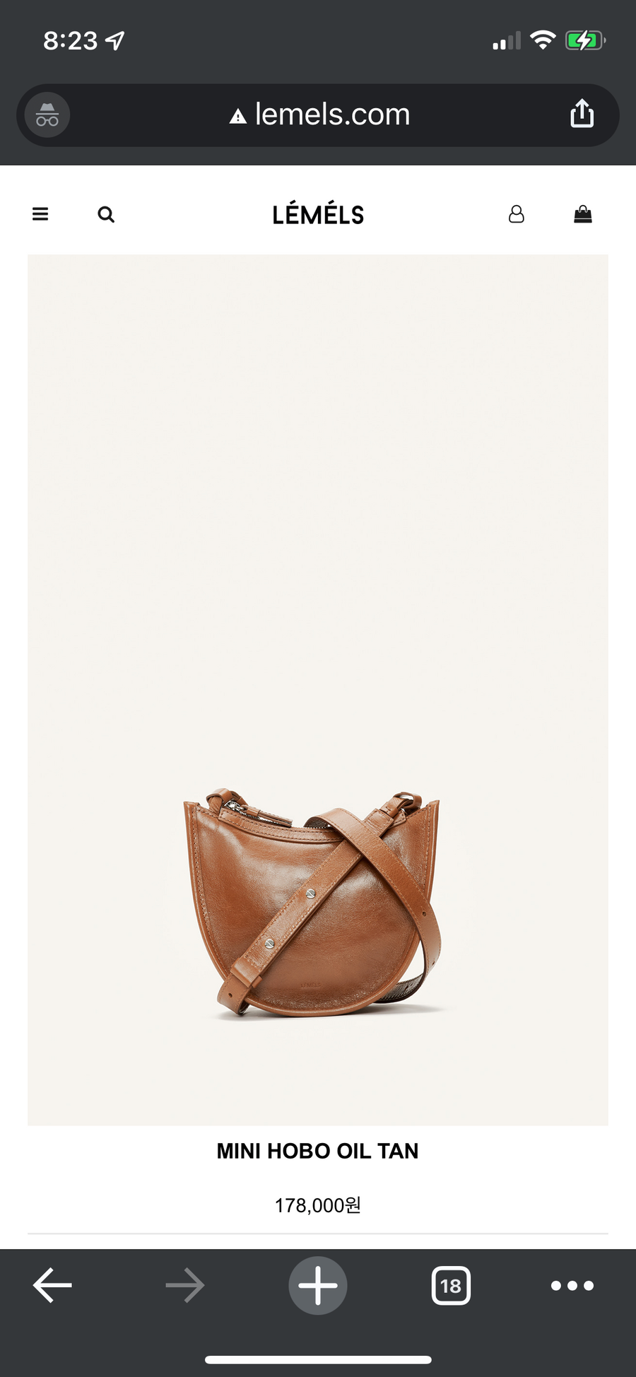 Mini hobo (Oil tan)