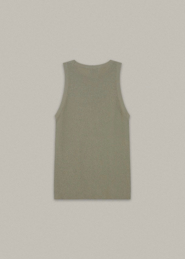 Ribbed Knit Top (Vintage Khaki)