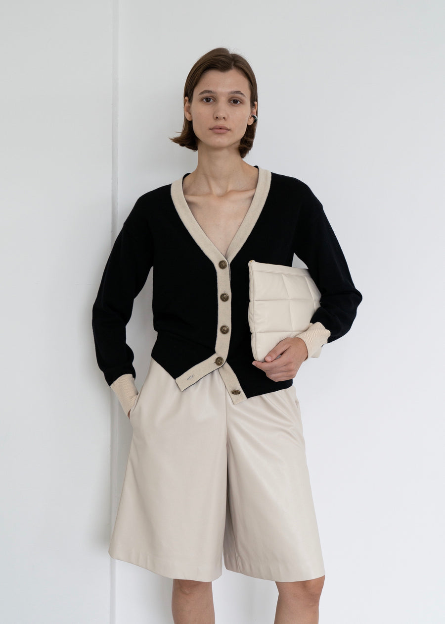 Two-tone Cardigan | LEHA
