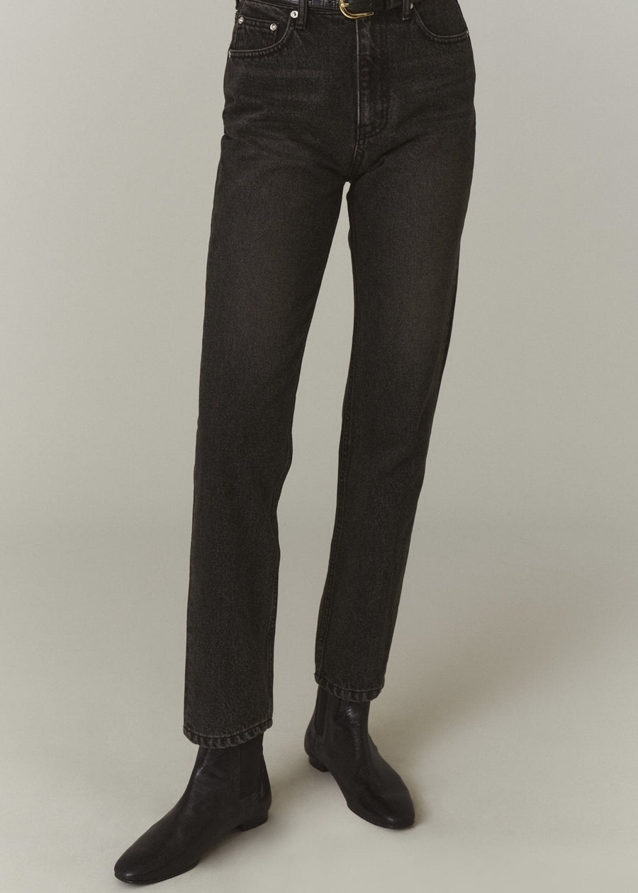 [Re-stock] Bennett Denim Pants (Gold Black)