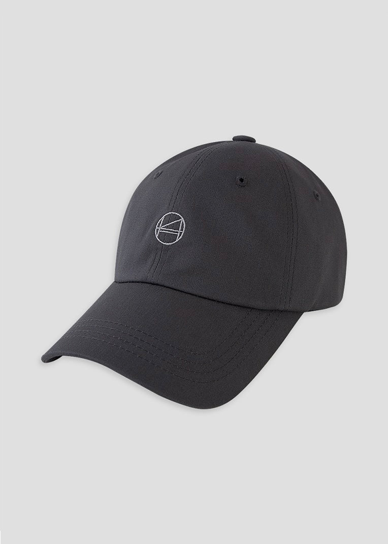 Baseball cap with embroidered logo (Anthracite)