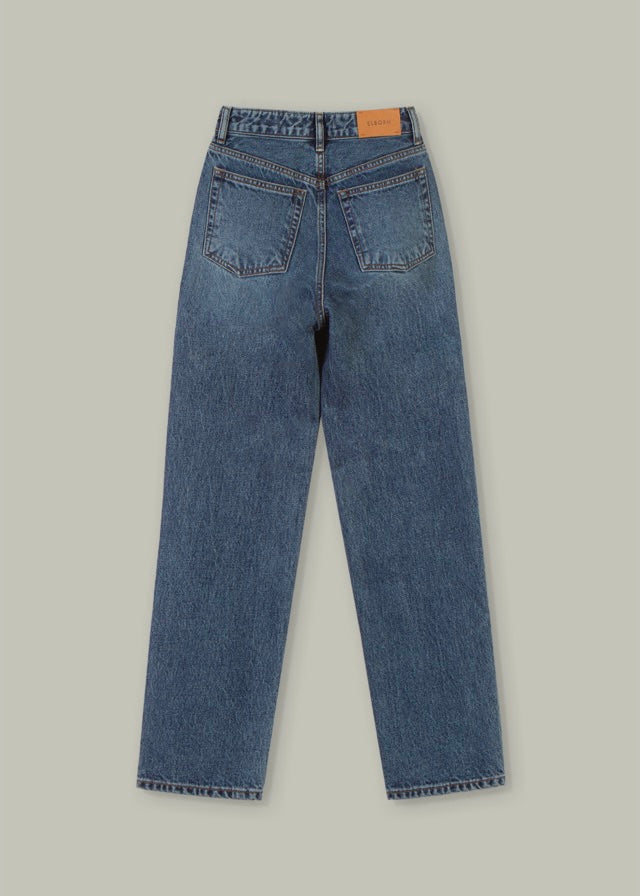Gabi Denim Pants (Deep Blue)