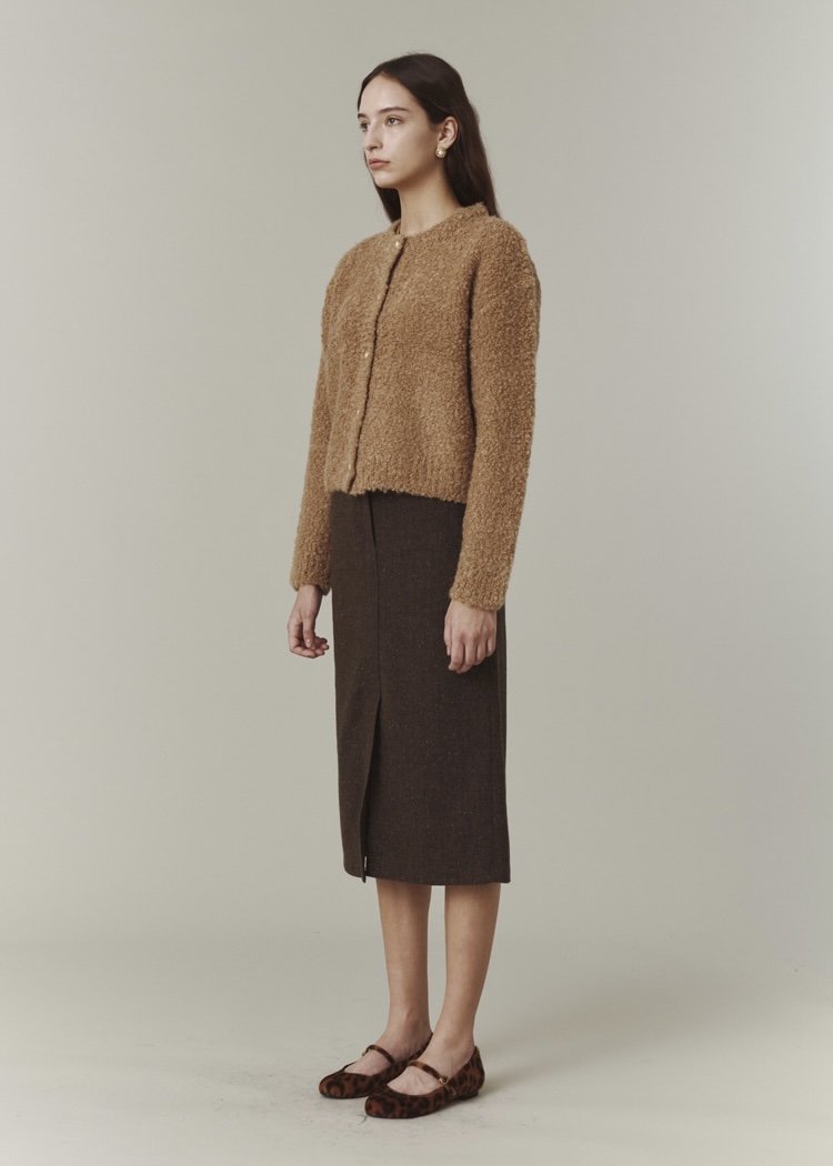 [Re-stock] Belle Boucle Cardigan (Camel)