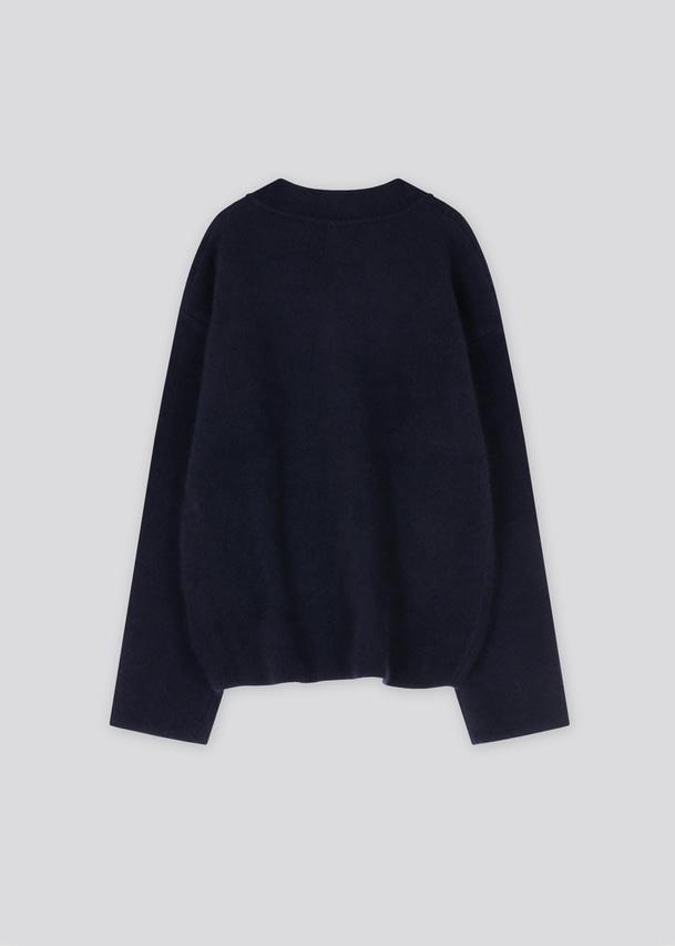 Tundra V-Neck Knit (Navy)