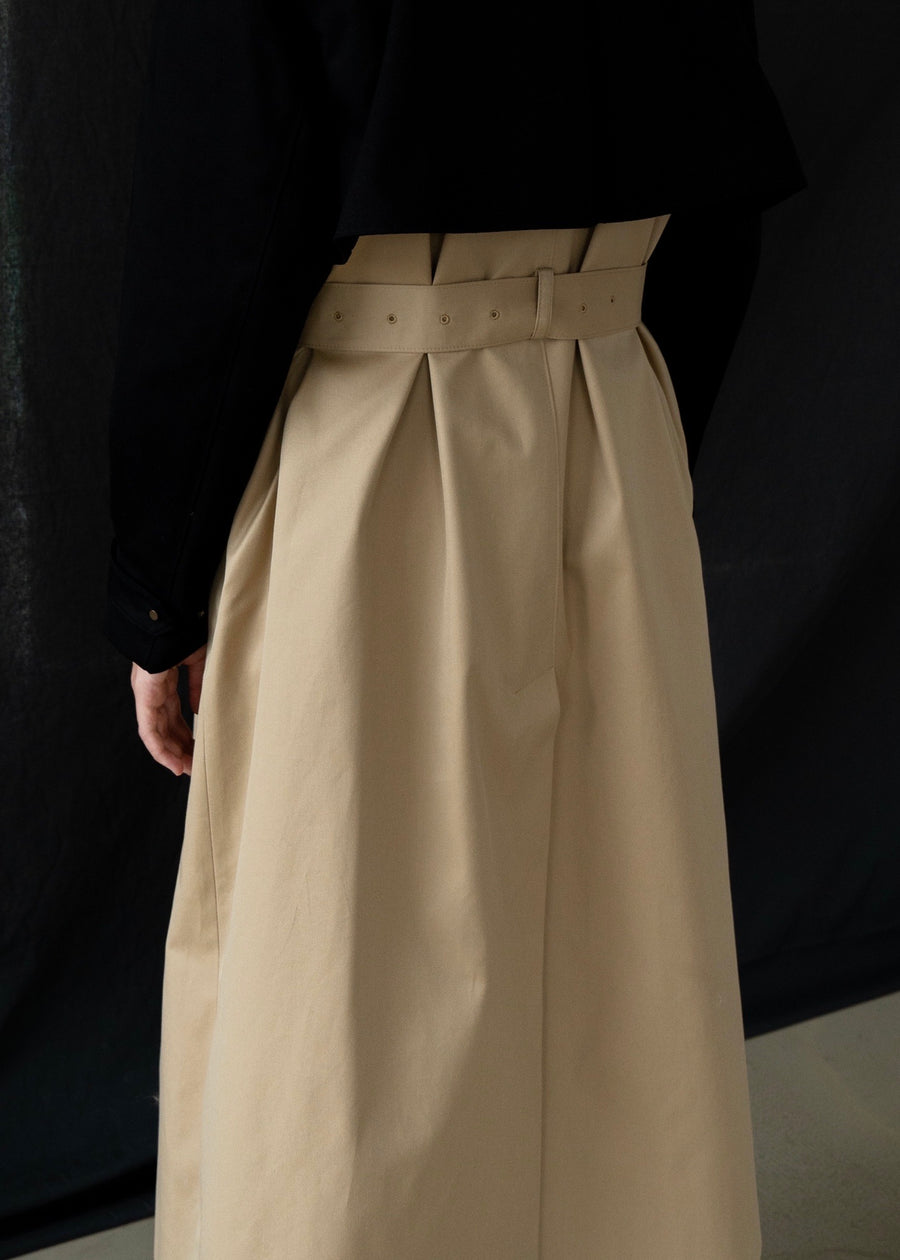 TWO TONE OVERSIZED TRENCH COAT| LEHA