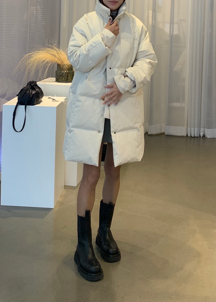 Covent quilted Down coat | LEHA