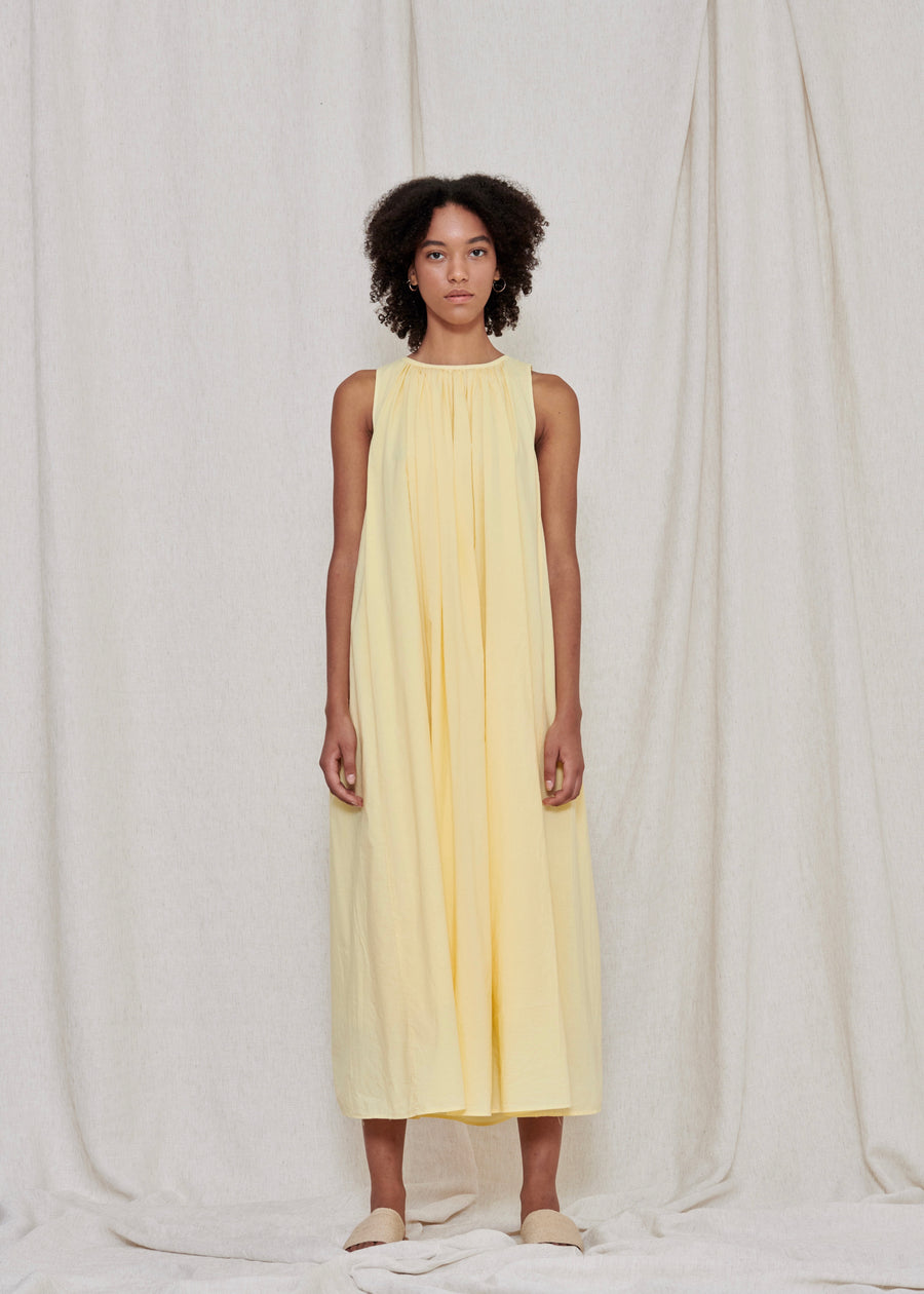 ORGANIC SHIRRING DRESS | MISSING YOU ALREADY
