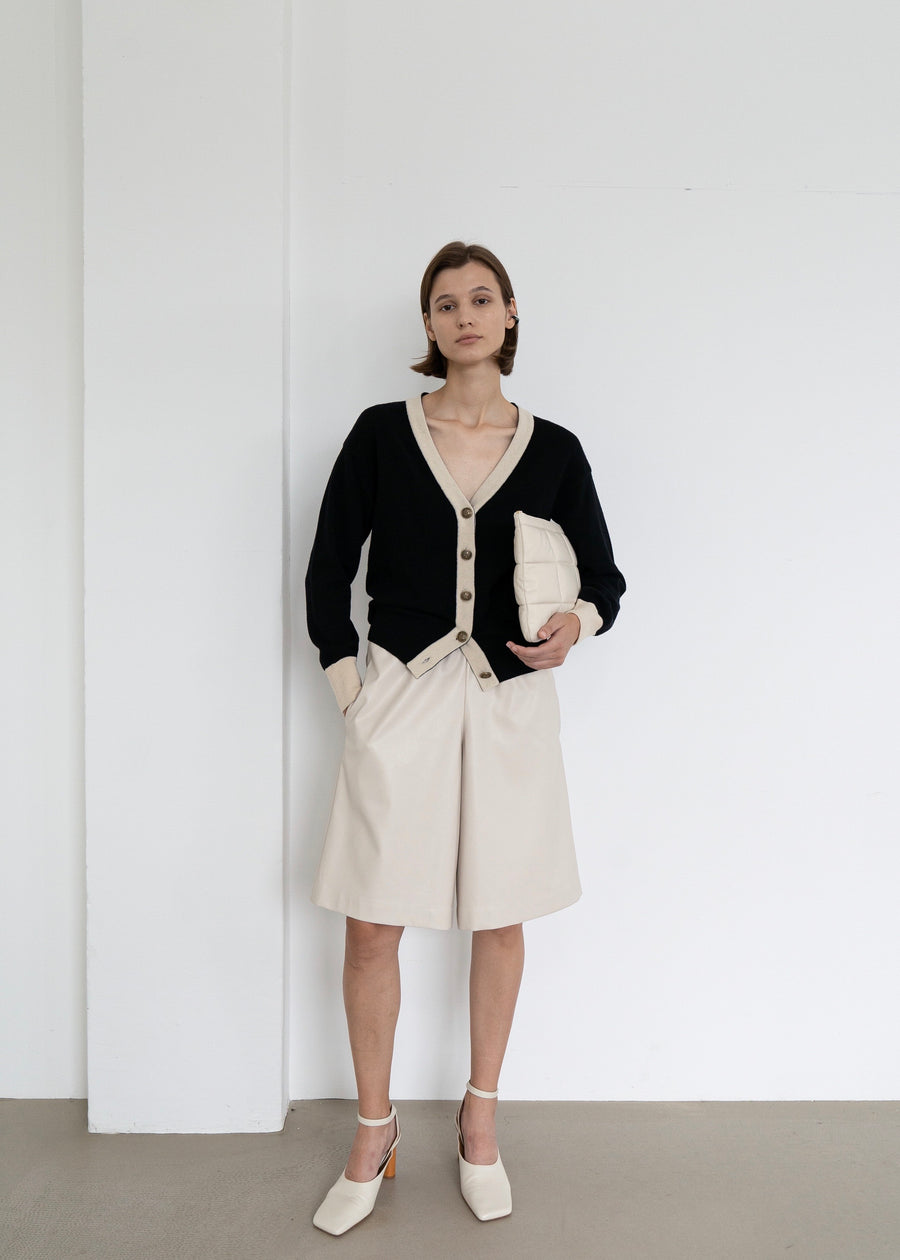 Two-tone Cardigan | LEHA