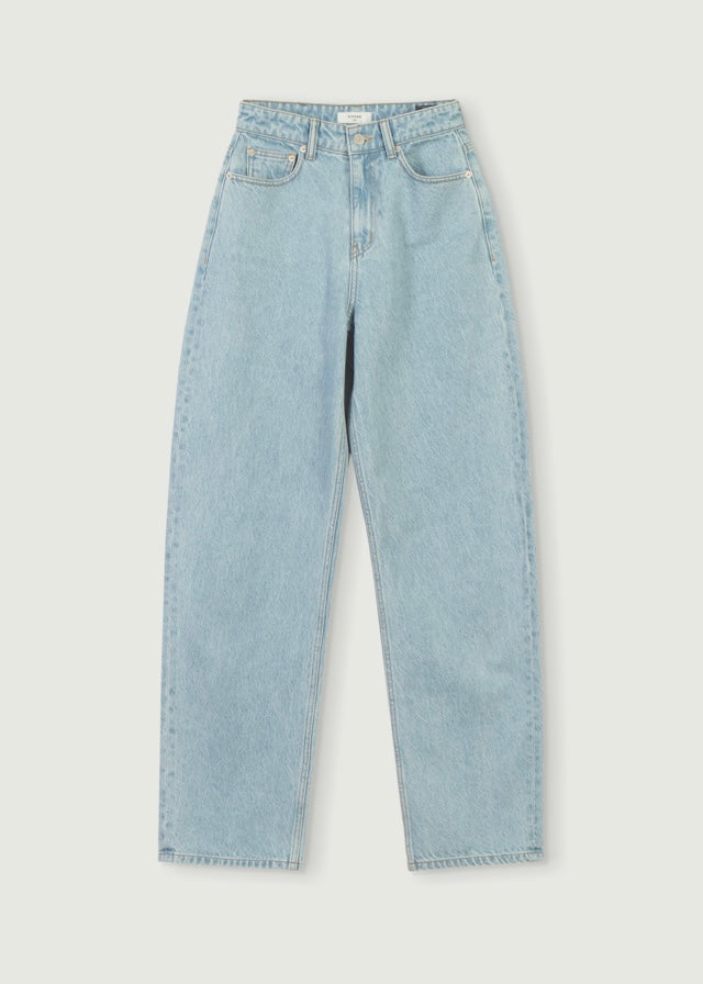 Flora Curve Denim Pants (Light Blue)
