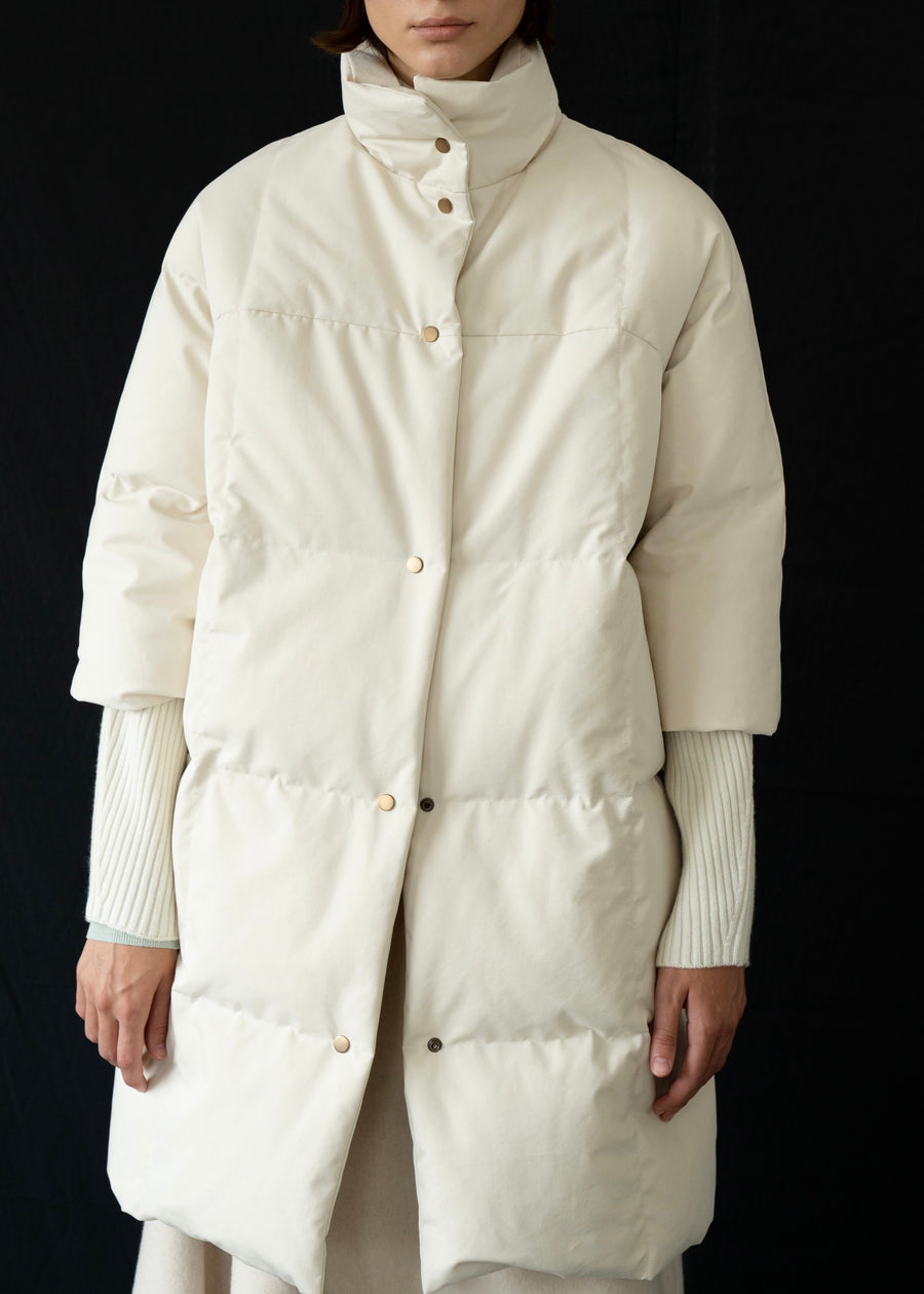 Covent quilted Down coat | LEHA
