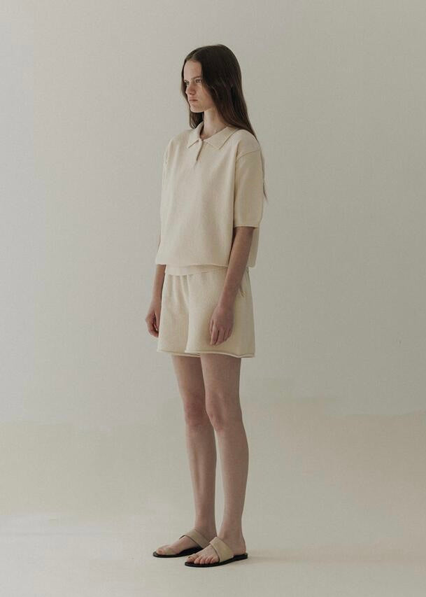 Moia Cozy half knit (ivory)