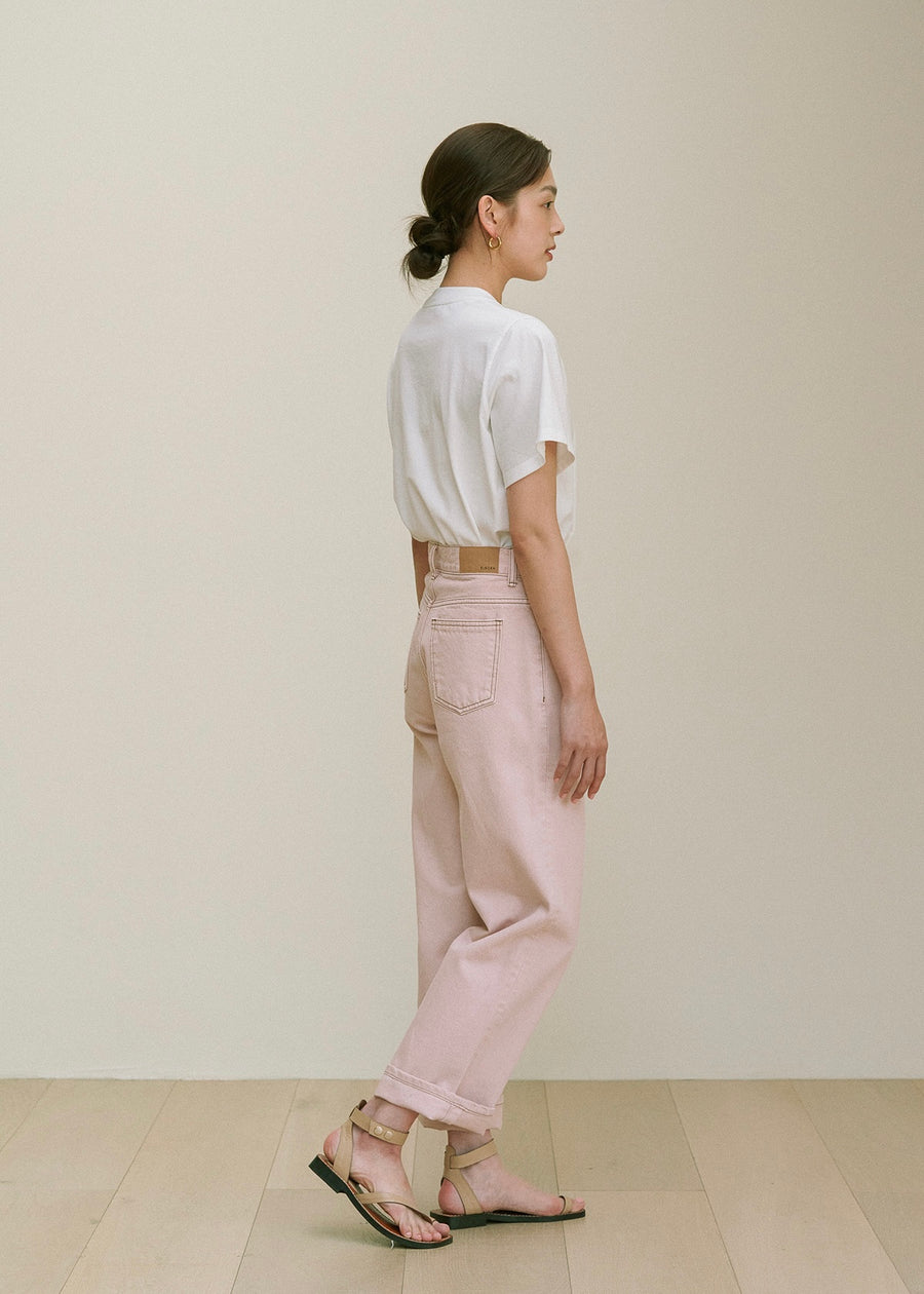 Daisy Denim Pants (Posy pink)